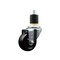 Service Caster 3'' SS Soft Rubber Wheel Swivel 1-7/8'' Expanding Stem Caster SCC-SSEX20S314-SRS-178 - alternate 1